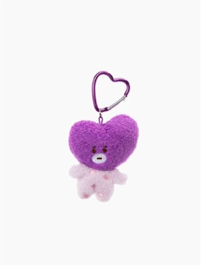 [BT21] BTS Line Friends Collaboration - Purple Edition Bag Charm Doll - kpoptown.ca