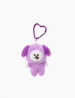 [BT21] BTS Line Friends Collaboration - Purple Edition Bag Charm Doll - kpoptown.ca