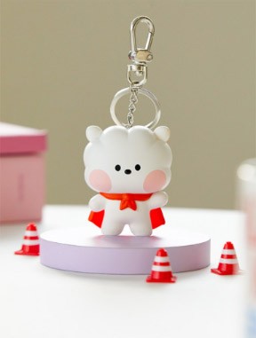 [BT21] BTS Line Friends Collaboration - minini Sound Figure Keyring - kpoptown.ca