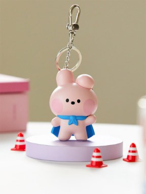 [BT21] BTS Line Friends Collaboration - minini Sound Figure Keyring - kpoptown.ca