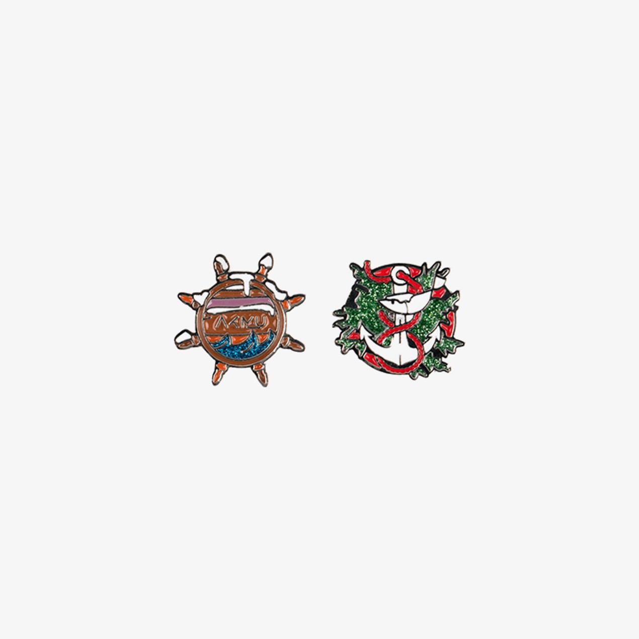 AKMU YGBOX7 Goods - CHRISTMAS BADGE SET - kpoptown.ca