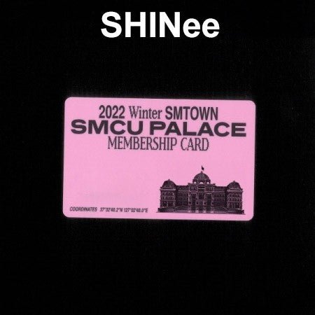 [Smart Album] SHINee 2022 WINTER SMTOWN : SMCU PALACE (GUEST. SHINEE (ONEW, KEY, MINHO)) Membership Card Ver. - kpoptown.ca