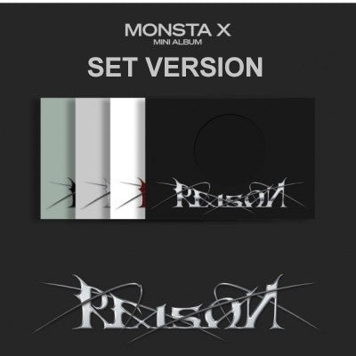 [SET] MONSTA X 12th Mini Album - REASON (SET Ver.) 4CD - kpoptown.ca