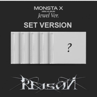 [Jewel Ver][SET] MONSTA X 12th Mini Album - REASON (SET Ver.) 5CD - kpoptown.ca