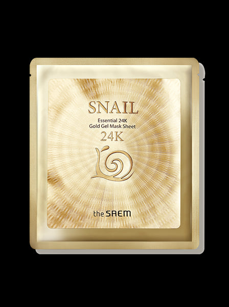 [the SAEM] Snail Essential 24K Gold Gel Mask Sheet - kpoptown.ca