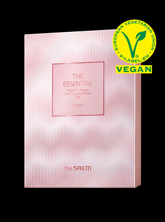 [the SAEM] the Essential Vegan Collagen First Essence Mask Set (5Sheets) - kpoptown.ca