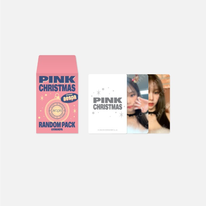 aespa 2022 PINK CHRISTMAS Goods - PHOTOCARD RANDOM PACK - kpoptown.ca