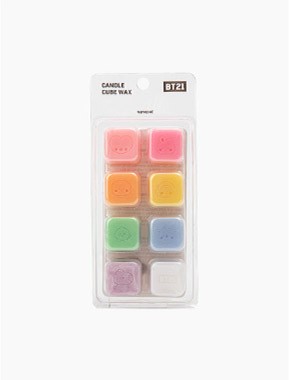 [BT21] BTS Line Friends Collaboration - Baby Candle Cube Wax - kpoptown.ca