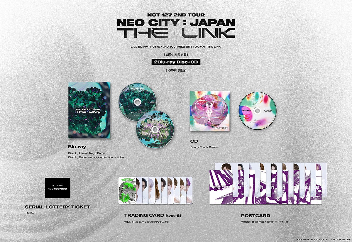 [Japanese Edition] NCT 127 2ND TOUR "NEO CITY: JAPAN - THE LINK" (1st Limited Edition) 2Blu-ray + CD - kpoptown.ca