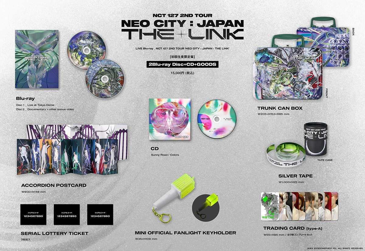 [Japanese Edition] NCT 127 2ND TOUR "NEO CITY: JAPAN - THE LINK" (1st Limited Edition) 2Blu-ray + CD + GOODS - kpoptown.ca