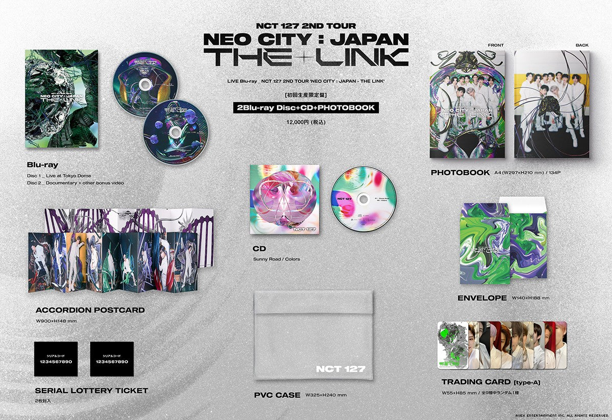 [Japanese Edition] NCT 127 2ND TOUR "NEO CITY: JAPAN - THE LINK" (1st Limited Edition) 2Blu-ray + CD + PHOTOBOOK - kpoptown.ca