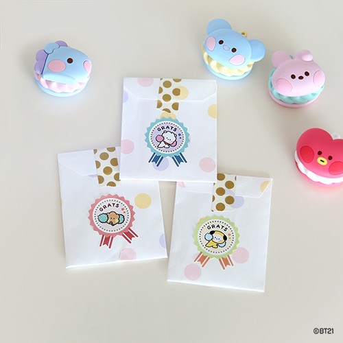 [BT21] BT21 X Monopoly Collaboration - minini Removable Gift Sticker - kpoptown.ca