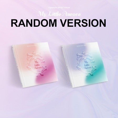 Cignature 3rd EP Album - My Little Aurora (Random Ver.) CD + Poster - kpoptown.ca