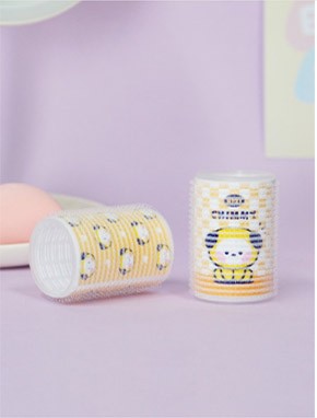 [BT21] BTS Line Friends Collaboration - minini Hair Roll - kpoptown.ca