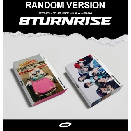 8TURN 1st Mini Album - 8TURNRISE (Random Ver.) CD + Poster - kpoptown.ca