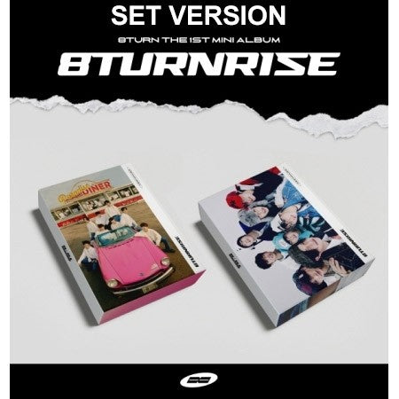 [SET] 8TURN 1st Mini Album - 8TURNRISE (SET Ver.) 2CD + 2Poster - kpoptown.ca