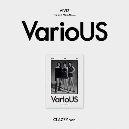 [Photobook] VIVIZ 3rd Mini Album - VarioUS (CLAZZY Ver.) CD + Poster - kpoptown.ca