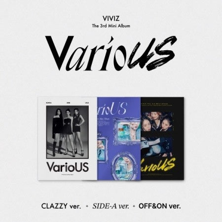 [SET][Photobook] VIVIZ 3rd Mini Album - VarioUS (SET Ver.) 3CD + 3Poster - kpoptown.ca