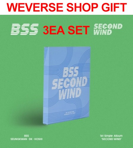 [Weverse Shop Gift][3CD SET] SEVENTEEN BSS 1st Single Album - SECOND WIND 3CD - kpoptown.ca