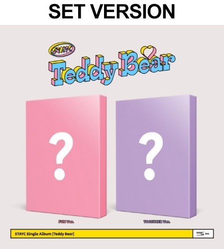 [SET] STAYC 4th Single Album - Teddy Bear (SET Ver.) 2CD + 2Poster - kpoptown.ca