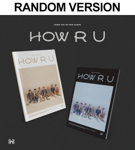 HAWW 1st Mini Album - How Are You (Random Ver.) CD + Poster - kpoptown.ca