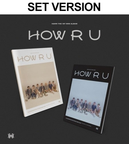 [SET] HAWW 1st Mini Album - How Are You (SET Ver.) 2CD + 2Poster - kpoptown.ca