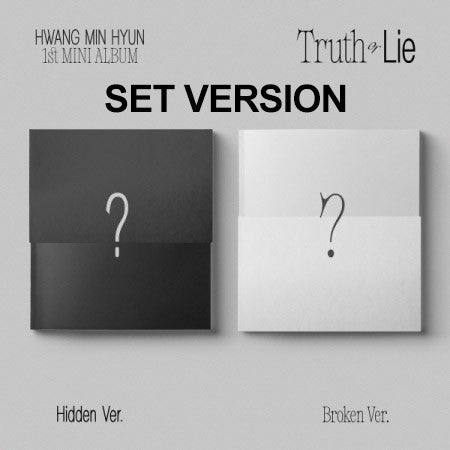 [SET] HWANG MIN HYUN 1st Mini Album - Truth or Lie (SET Ver.) 2CD - kpoptown.ca