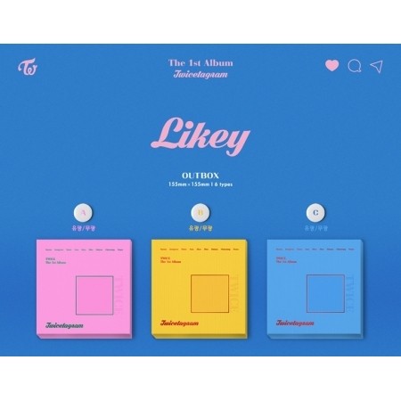 [Re Release] TWICE 1st Album - TWICETAGRAM (RANDOM Ver.) CD - kpoptown.ca