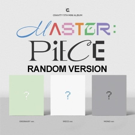 CRAVITY 5th Mini Album - MASTER:PIECE (Random Ver.) CD - kpoptown.ca