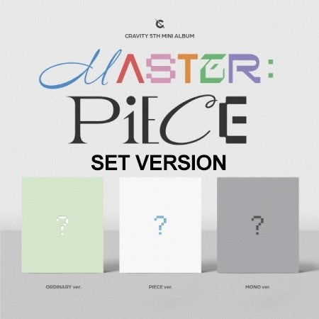 [SET] CRAVITY 5th Mini Album - MASTER:PIECE (SET Ver.) 3CD - kpoptown.ca