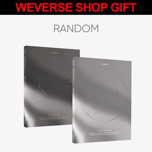 [Weverse Shop Gift] JIMIN Solo Album - FACE (Random Ver.) CD - kpoptown.ca