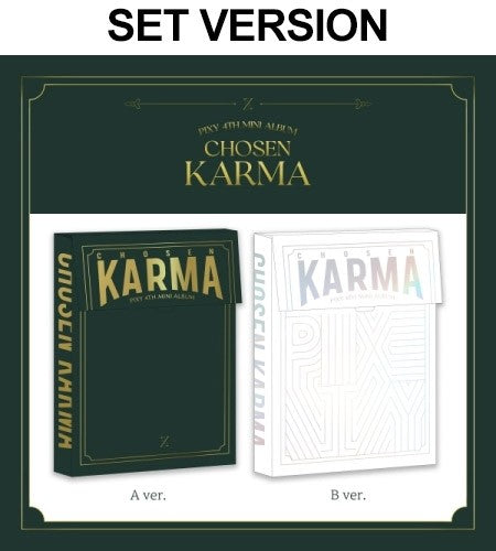 [SET] PIXY 4th Mini Album - CHOSEN KARMA (SET Ver.) 2CD - kpoptown.ca