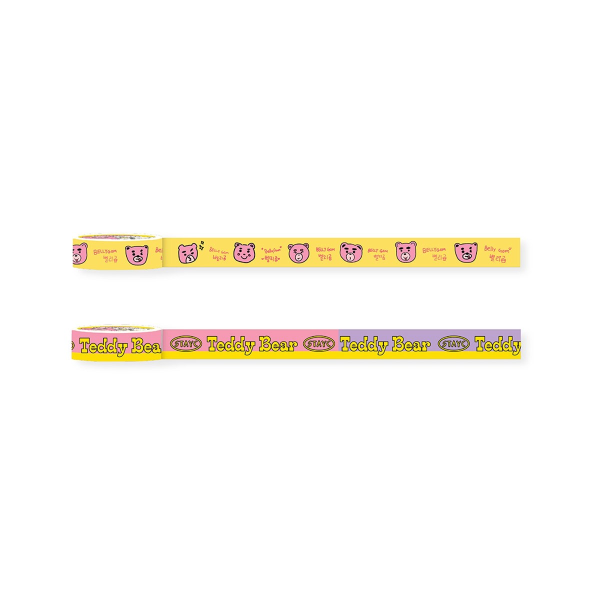 STAYC Teddy Bear Pop-Up House Goods - MASKING TAPE SET - kpoptown.ca