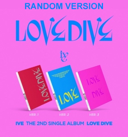 [Re-release] IVE 2nd Single Album - LOVE DIVE (Random Ver.) CD - kpoptown.ca