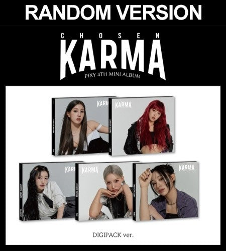 [DIGIPACK] PIXY 4th Mini Album - CHOSEN KARMA (Random Ver.) CD - kpoptown.ca