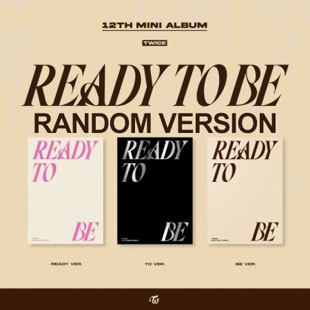 TWICE 12th Mini Album - READY TO BE (Random Ver.) CD + Poster - kpoptown.ca