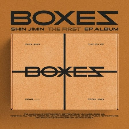 SHIN JIMIN 1st EP Album - BOXES CD - kpoptown.ca