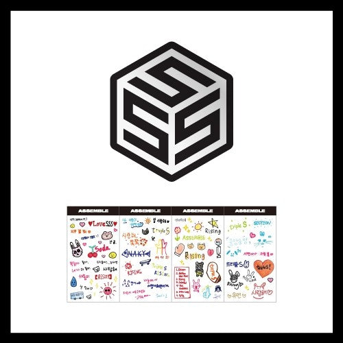 tripleS ASSEMBLE Goods - ACRYLIC GRIPTOK & STICKER SET - kpoptown.ca