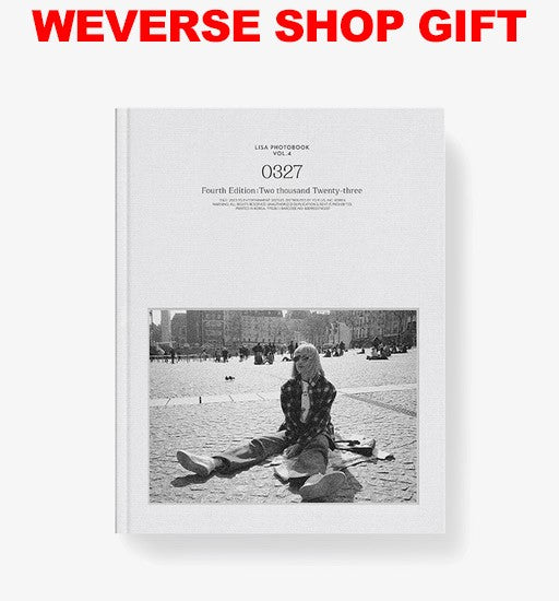 [Weverse Shop Gift ] LISA 0327 PHOTOBOOK VOL.04 - kpoptown.ca