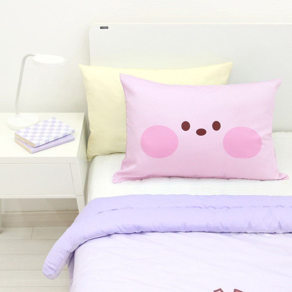 [BT21] BTS Nara Home Deco Collaboration - minini Face Pillow Cover - kpoptown.ca