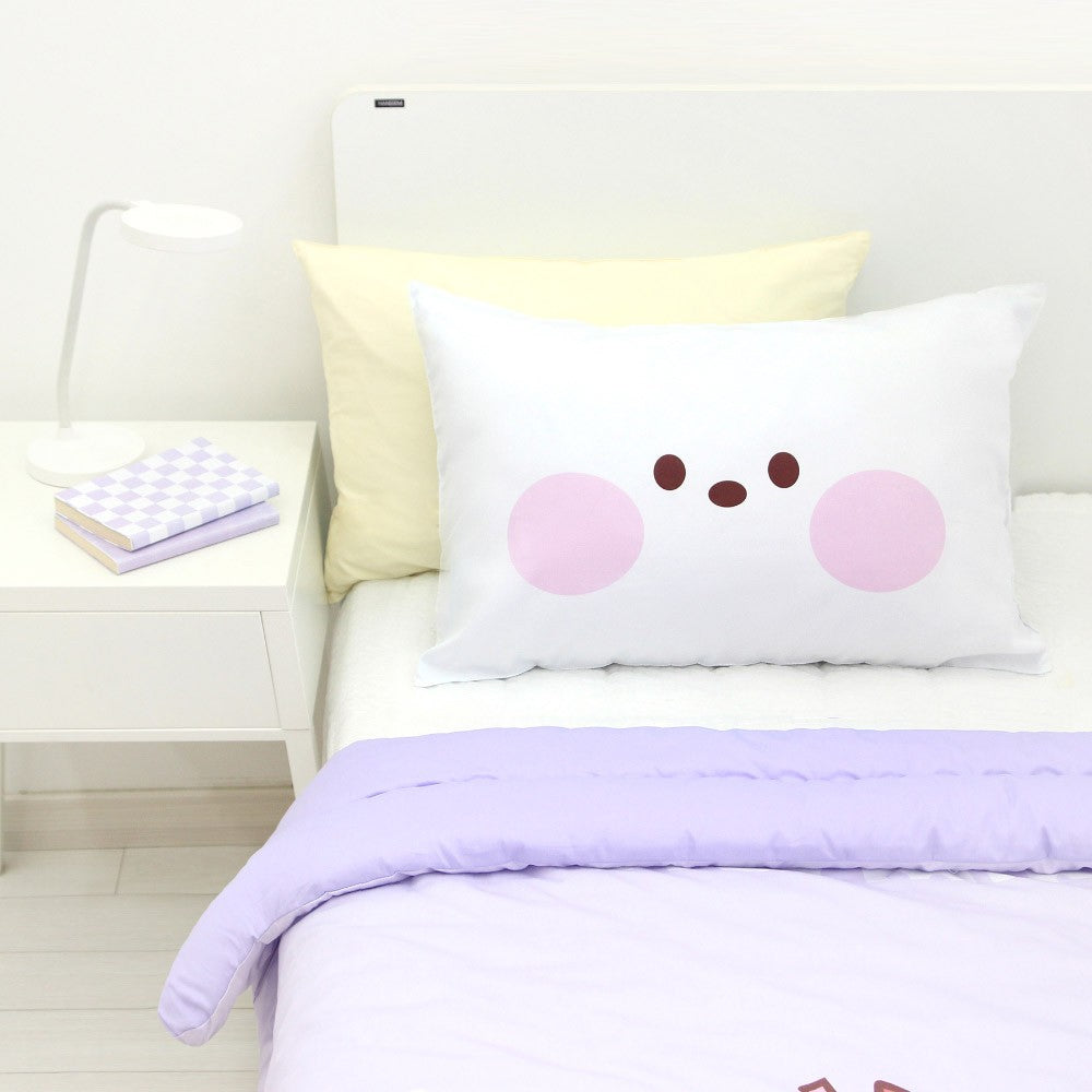 [BT21] BTS Nara Home Deco Collaboration - minini Face Pillow Cover - kpoptown.ca