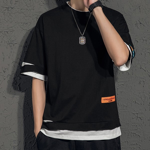 [S552] Taker Layered T-Shirt - kpoptown.ca