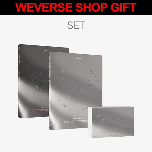 [Weverse Shop Gift][3EA SET] JIMIN Solo Album - FACE (Photobook + Weverse Albums Ver.) - kpoptown.ca