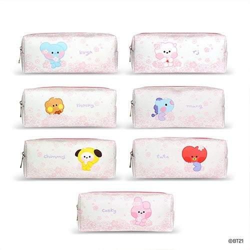 [BT21] BT21 X Monopoly Collaboration - minini Pen Pouch Cherry Blossom - kpoptown.ca