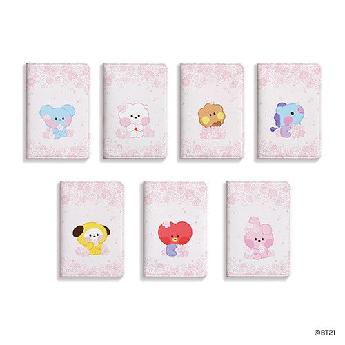 [BT21] BT21 X Monopoly Collaboration - minini Passport Case Cherry Blossom - kpoptown.ca