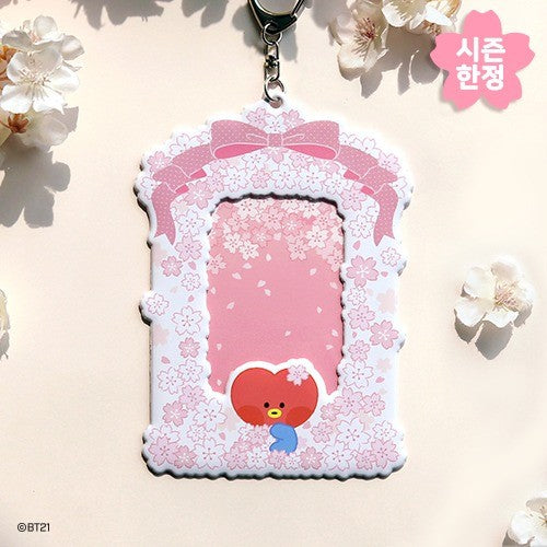 [BT21] BT21 X Monopoly Collaboration - minini Photo Holder Cherry Blossom - kpoptown.ca