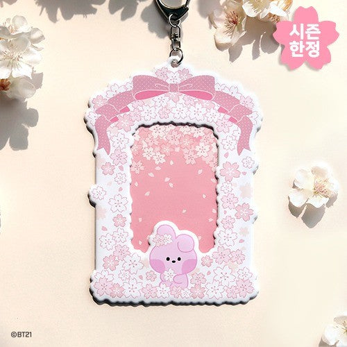 [BT21] BT21 X Monopoly Collaboration - minini Photo Holder Cherry Blossom - kpoptown.ca