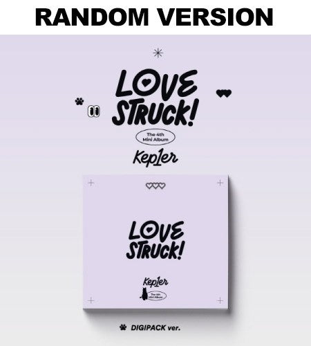 [DIGIPACK] Kep1er 4th Mini Album - LOVESTRUCK! (Random Ver.) CD - kpoptown.ca