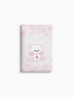 [BT21] BTS Line Friends Collaboration - Cherry Blossom minini Passport Case - kpoptown.ca