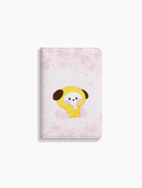 [BT21] BTS Line Friends Collaboration - Cherry Blossom minini Passport Case - kpoptown.ca